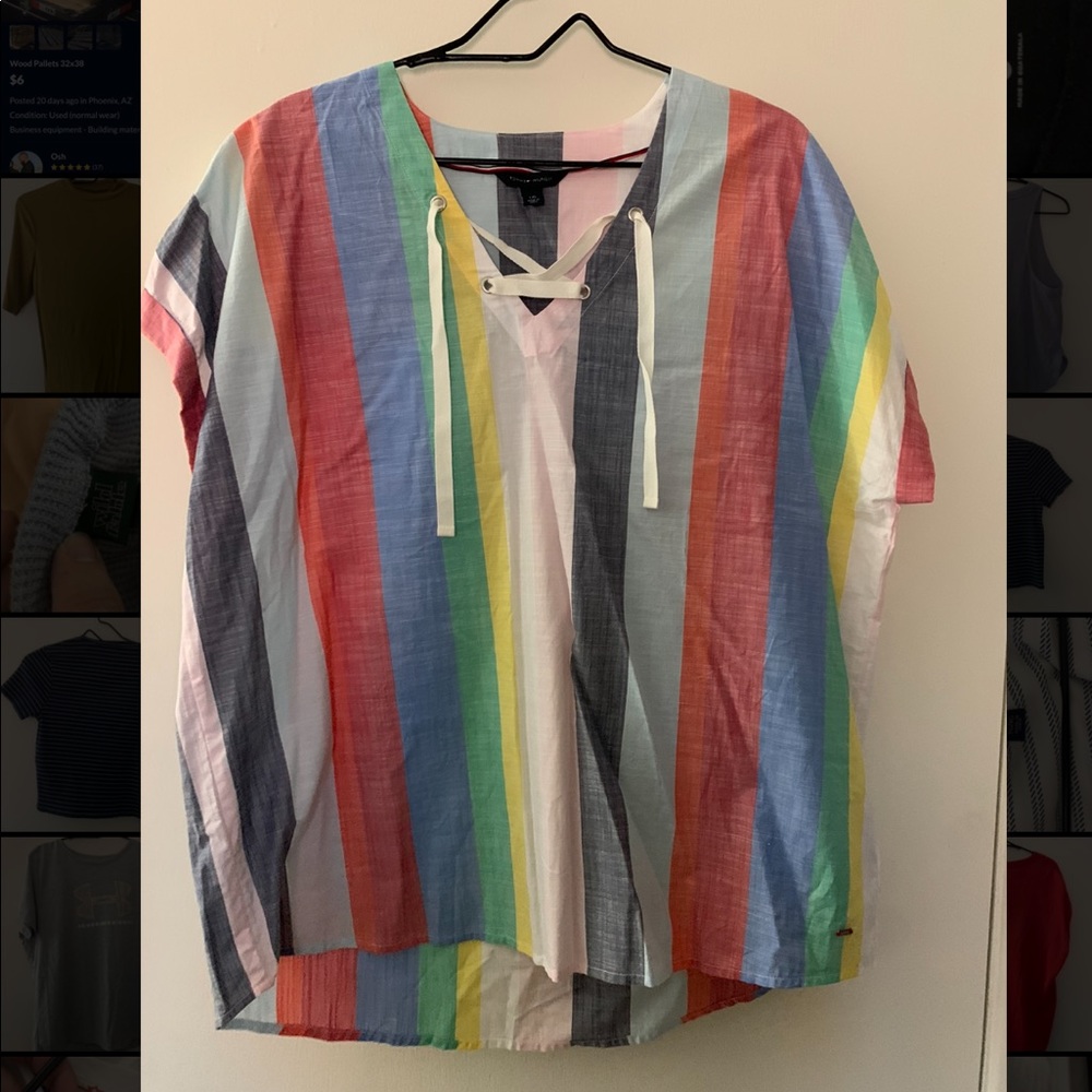 multi-color top